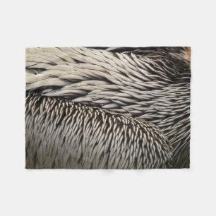 Couverture Polaire Pélican Plumes Photographie Abstraite de la nature
