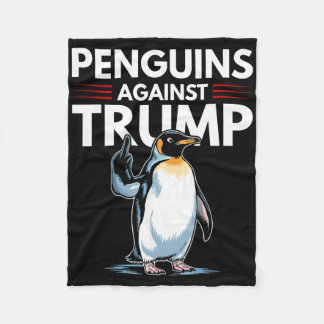 Couverture Polaire Penguin Flippers Up Resist Funny Penguins Against 