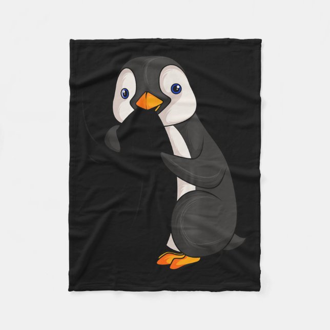 Couverture Polaire Penguin Lover Kids Girl Women Men  (Devant)