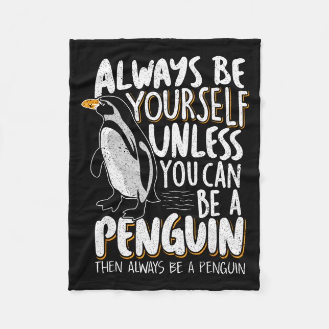 Couverture Polaire Penguin Lovers &amp; Cute Penguins Always Be A Pen (Devant)