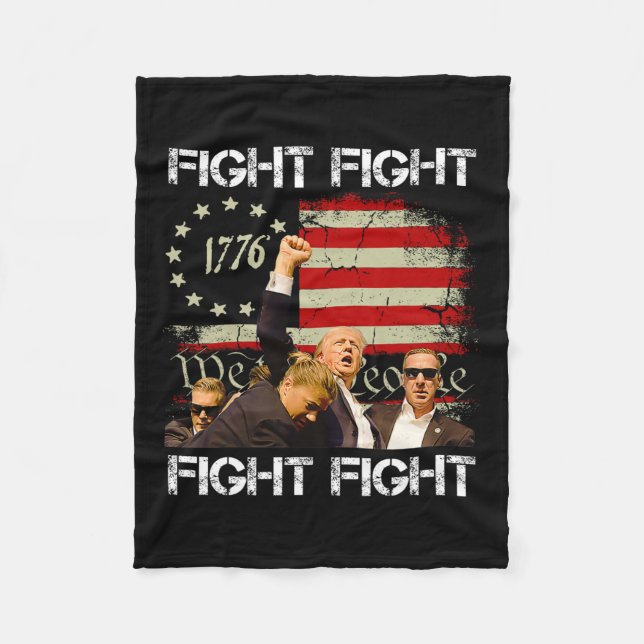 Couverture Polaire Pennsylvanie Trump 2024 Lutte ! (Devant)