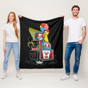 Couverture Polaire Pennywise TV Stack classique - vous flotterez trop