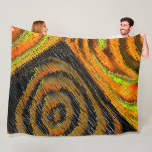 Couverture Polaire Pequeno mosaico amarelado transversal e deformado