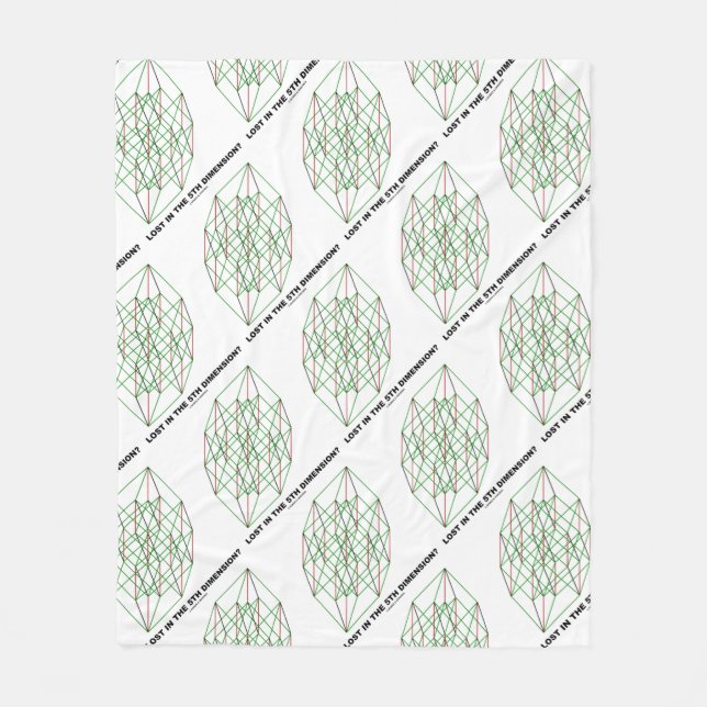 Couverture Polaire Perdu dans la cinquième dimension ? Humour de cube (Devant)