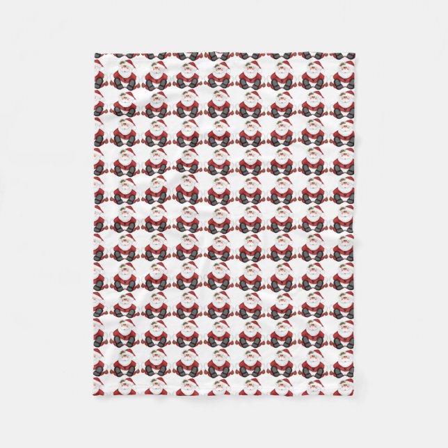 Couverture Polaire Père Noël Fleece (Devant)