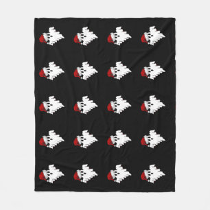 Couverture Polaire Père Noël Ghost