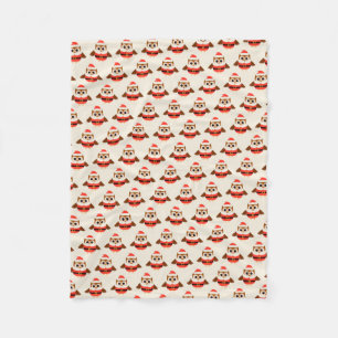 Couverture Polaire Père Noël Owl Fleece Blanket