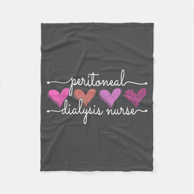 Couverture Polaire Peritoneal Dialysis Nurse Kidney Disease Funny Nur (Devant)