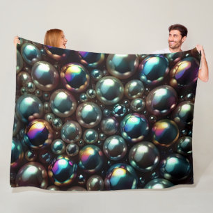 Couverture Polaire Perles noires