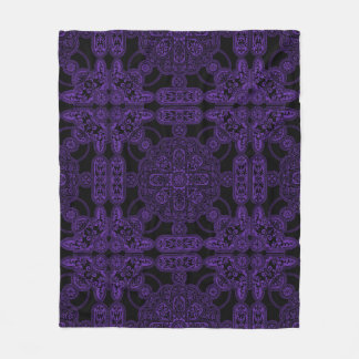 Couverture Polaire Persan Violet