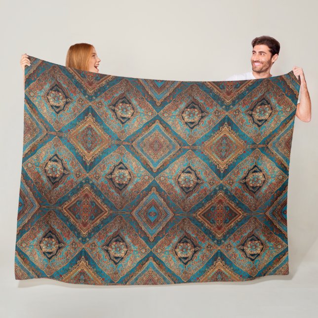 Couverture Polaire Perse Moderne Belle collection de vieux Motifs (En situation)