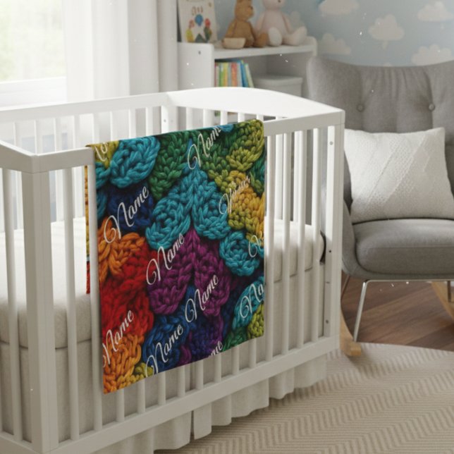 Couverture Polaire Personalized Baby Blanket with Name (Créateur téléchargé)