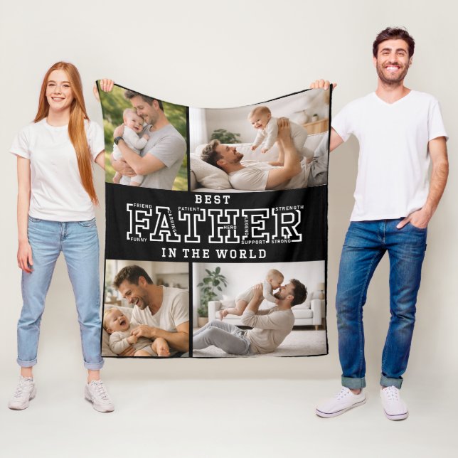 Couverture Polaire Personalized Best Father’s Day | Custom daddy (En situation)