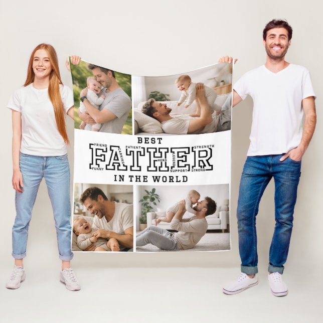 Couverture Polaire Personalized Best Father’s Day | Custom daddy (En situation)