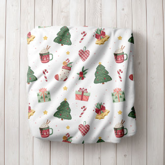 Couverture Polaire Personalized Cozy Christmas Tree Fleece Blanket