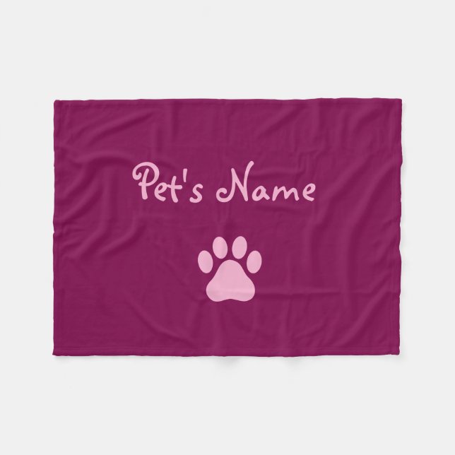 Couverture Polaire Personalized Dog Blankets (Devant (Horizontal))