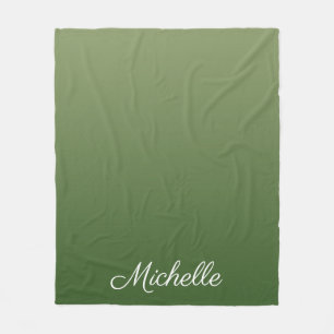 Couverture Polaire Personalized green