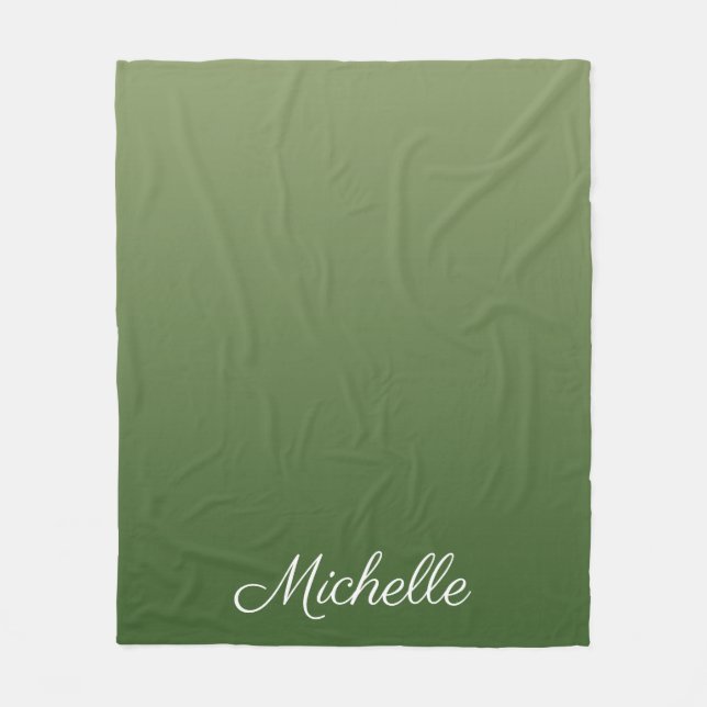 Couverture Polaire Personalized green (Devant)