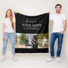 Personnalisé 3 Photo Blanc Dans Mémoire Amour Noir