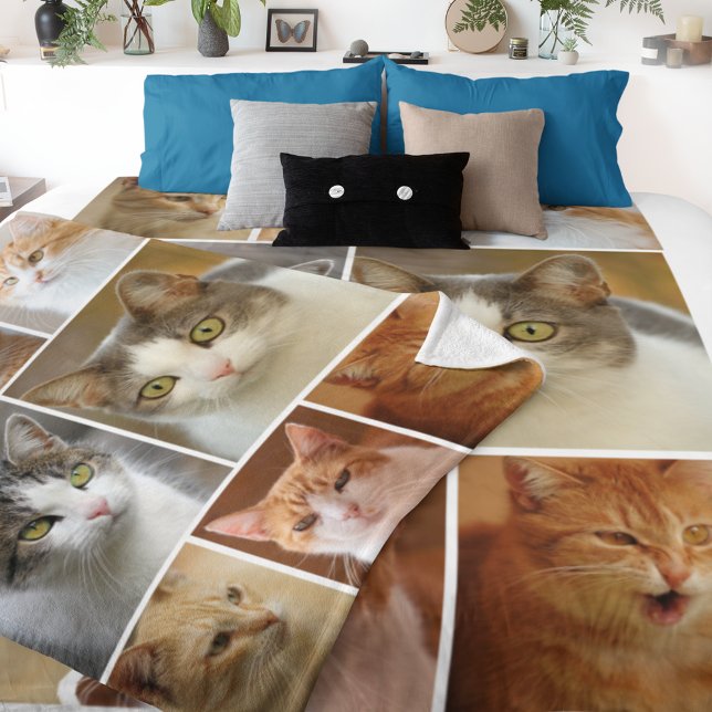 Couverture Polaire Personnalisé Cat 8 Photo (Créateur téléchargé)