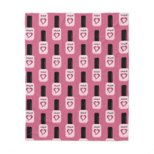 Personnalisé Chic tendance moderne ongle rose polo