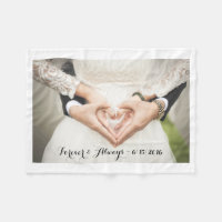 Personnalisé épousant la photo pour toujours et