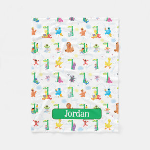 Couverture Polaire Personnalisé Sunny Day Sesame Street Motif