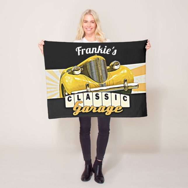 Couverture Polaire | personnalisé votre garage | classique nommé de (En situation)