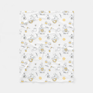 Couverture Polaire Personnalisé Winnie the Pooh Baby Bee