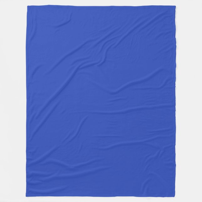 Couverture Polaire Personnalisée Grande polaire bleu Denim 60" x 80" (Devant)