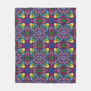 Couverture Polaire Personnaliser le nom Quilt Motif Thon