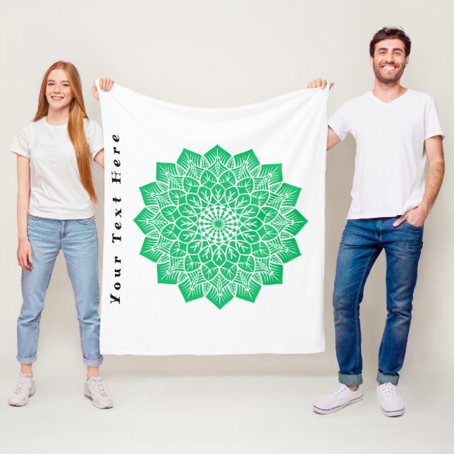 Couverture polaire Personnaliser votre texte ici I (En situation)