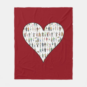 Couverture Polaire Personnes de New York Red Heart New York Citoyens