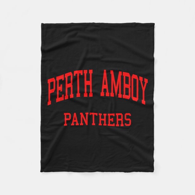 Couverture Polaire Perth Amboy High School Hs Perth Amboy Nj Retro  (Devant)