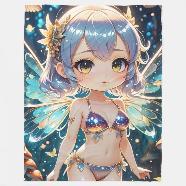 Couverture Polaire Petit Ange Anime (Devant)