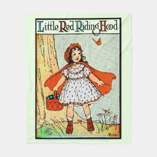 Couverture Polaire Petit Chaperon Rouge Vintage Mignon