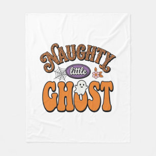 Couverture Polaire Petit Fantôme Vilain Design de Chemise Halloween V
