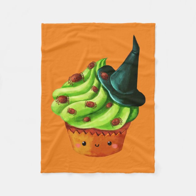 Couverture Polaire Petit gâteau de Halloween complètement des (Devant)