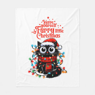 Couverture Polaire Petit Noël Furry