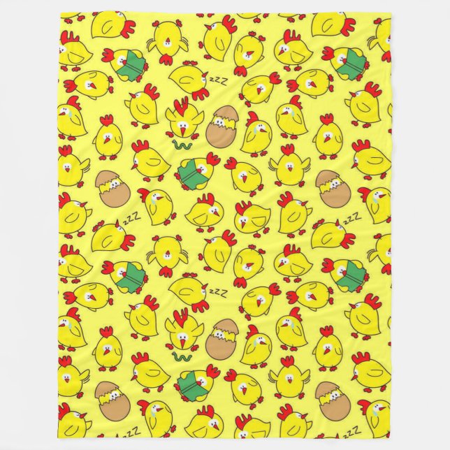 Couverture Polaire Petit poulet (Devant)