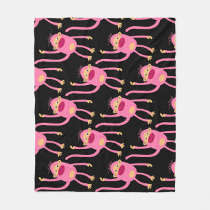Couverture Polaire Petit Singe mignon
