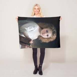 Couverture Polaire Petite fille, Bouguereau