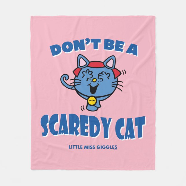 Couverture Polaire Petite Miss Giggles Chat Scaredy Halloween (Devant)