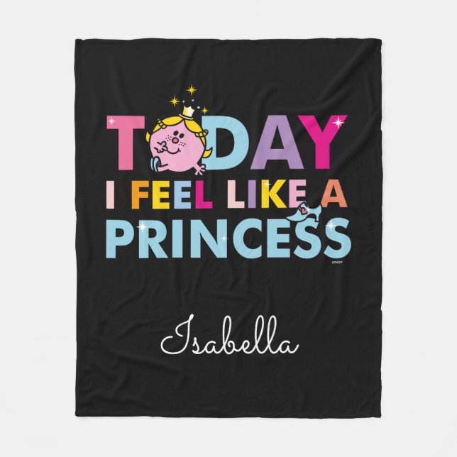 Couverture Polaire Petite Miss Princess | I Feel Like A Princess (Devant)