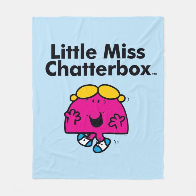 Couverture Polaire Petite petite Mlle Chatterbox de la Mlle | est si (Devant)