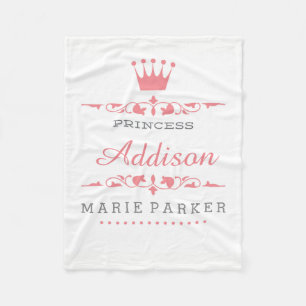 Couverture Polaire Petite princesse Fleece Blanket