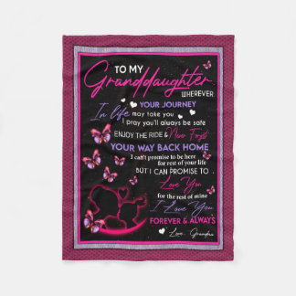 Couverture Polaire Petites-filles amantes | Lettre à ma petite-fille