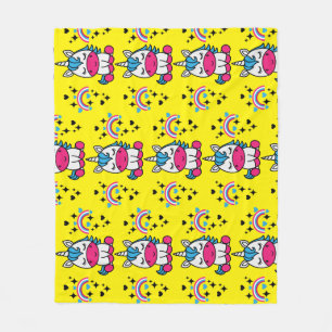 Couverture Polaire Petites filles Unicorn Pony