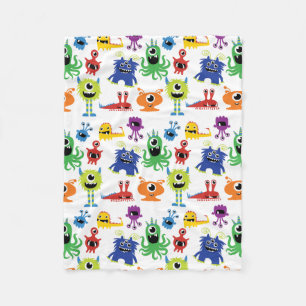 Couverture Polaire Petits monstres Motifs colorés Petits enfants