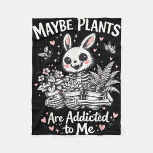 Couverture Polaire Peut-être que les plantes sont accros au squelette